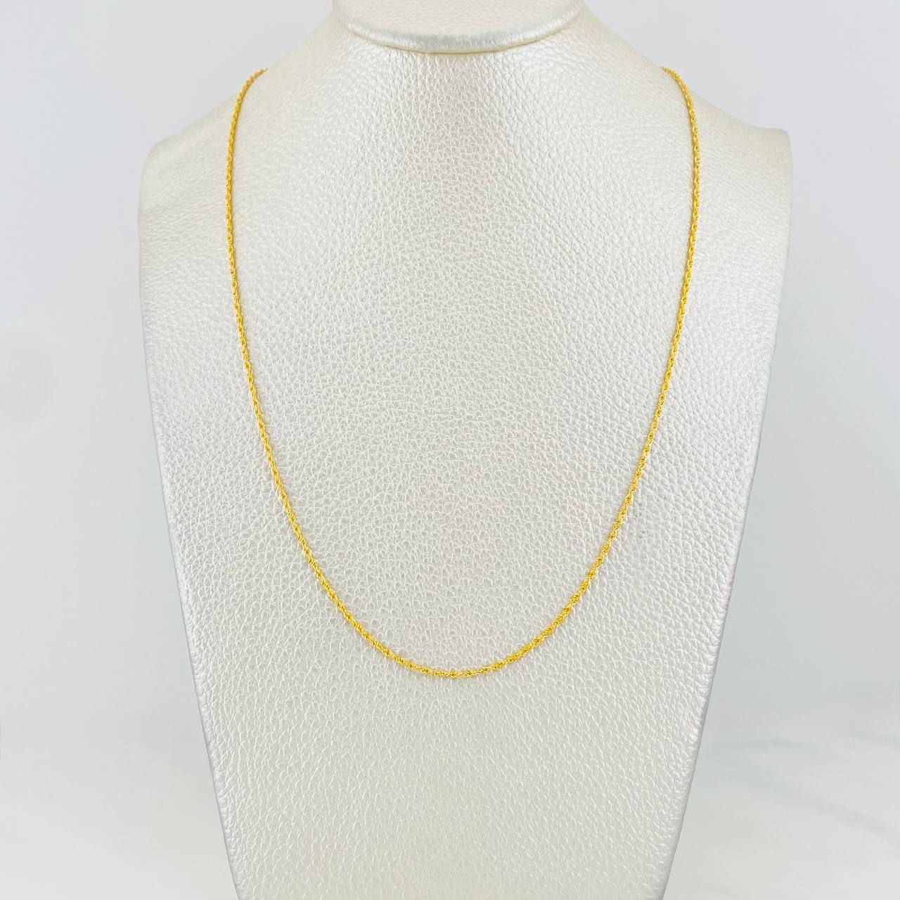 Cadena Lazo 1.1g / 24 in / 1.15mm Oro Amarillo 18K