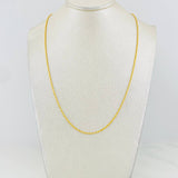Cadena Lazo 1.1g / 24 in / 1.15mm Oro Amarillo 18K