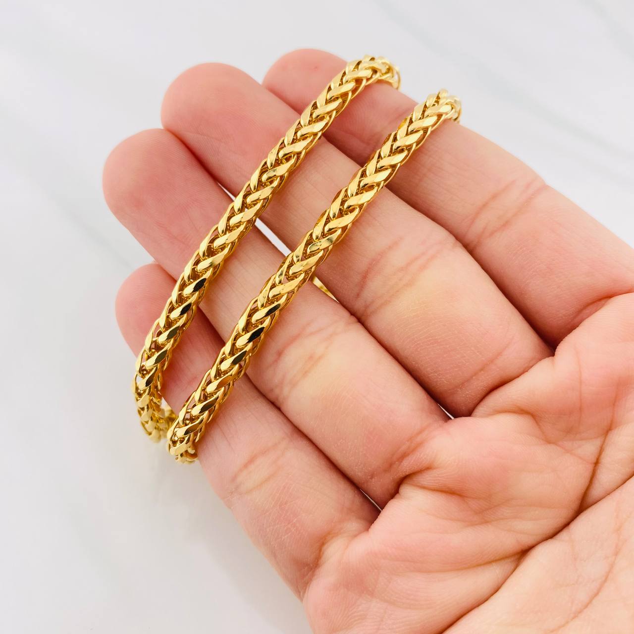 Cadena Franco 15.9g / 22 in / 3.74mm Oro Amarillo 18K