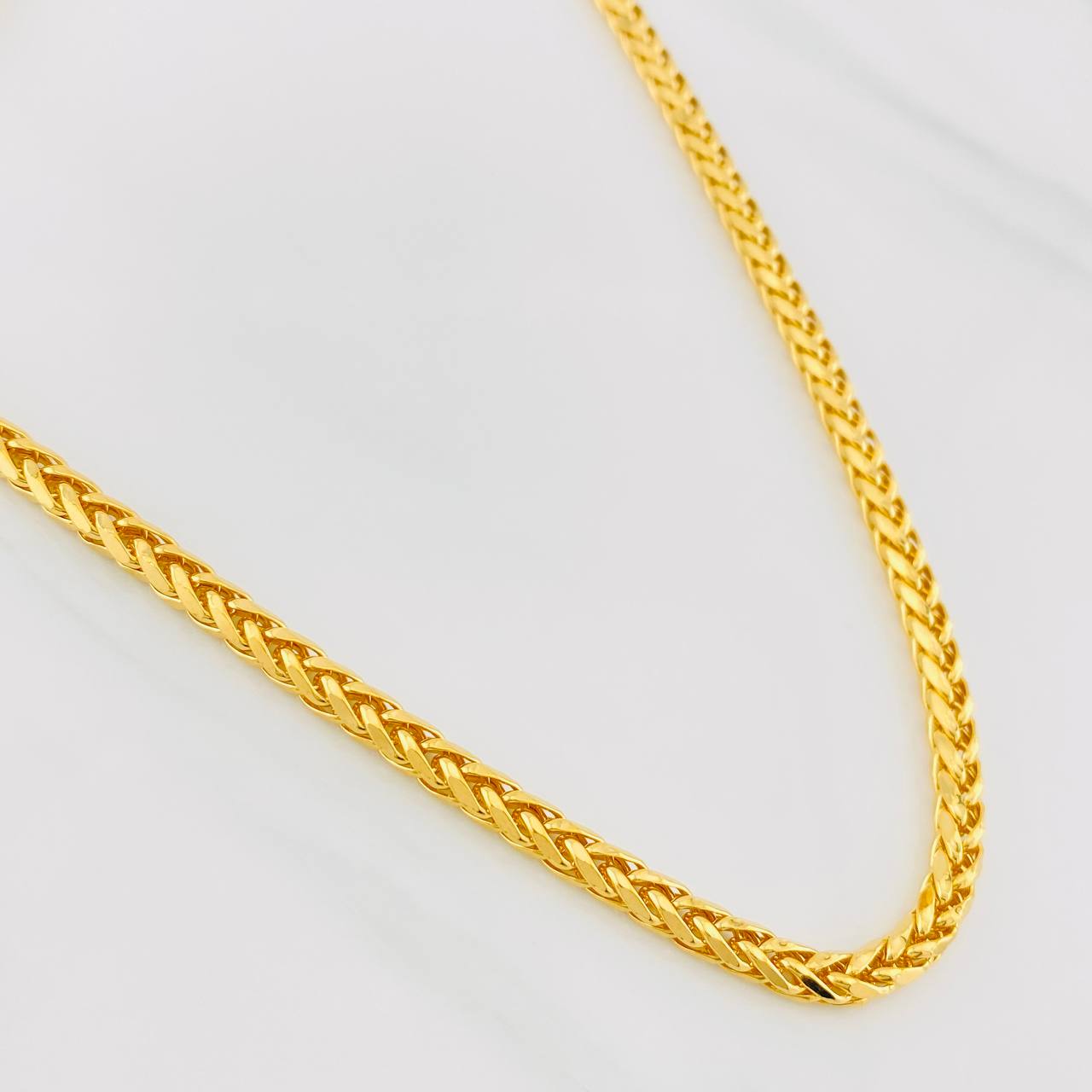 Cadena Franco 15.9g / 22 in / 3.74mm Oro Amarillo 18K