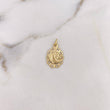 Pendant Medal 0.85gr / 2.1cm / Diamond Cut 18K Yellow Gold #