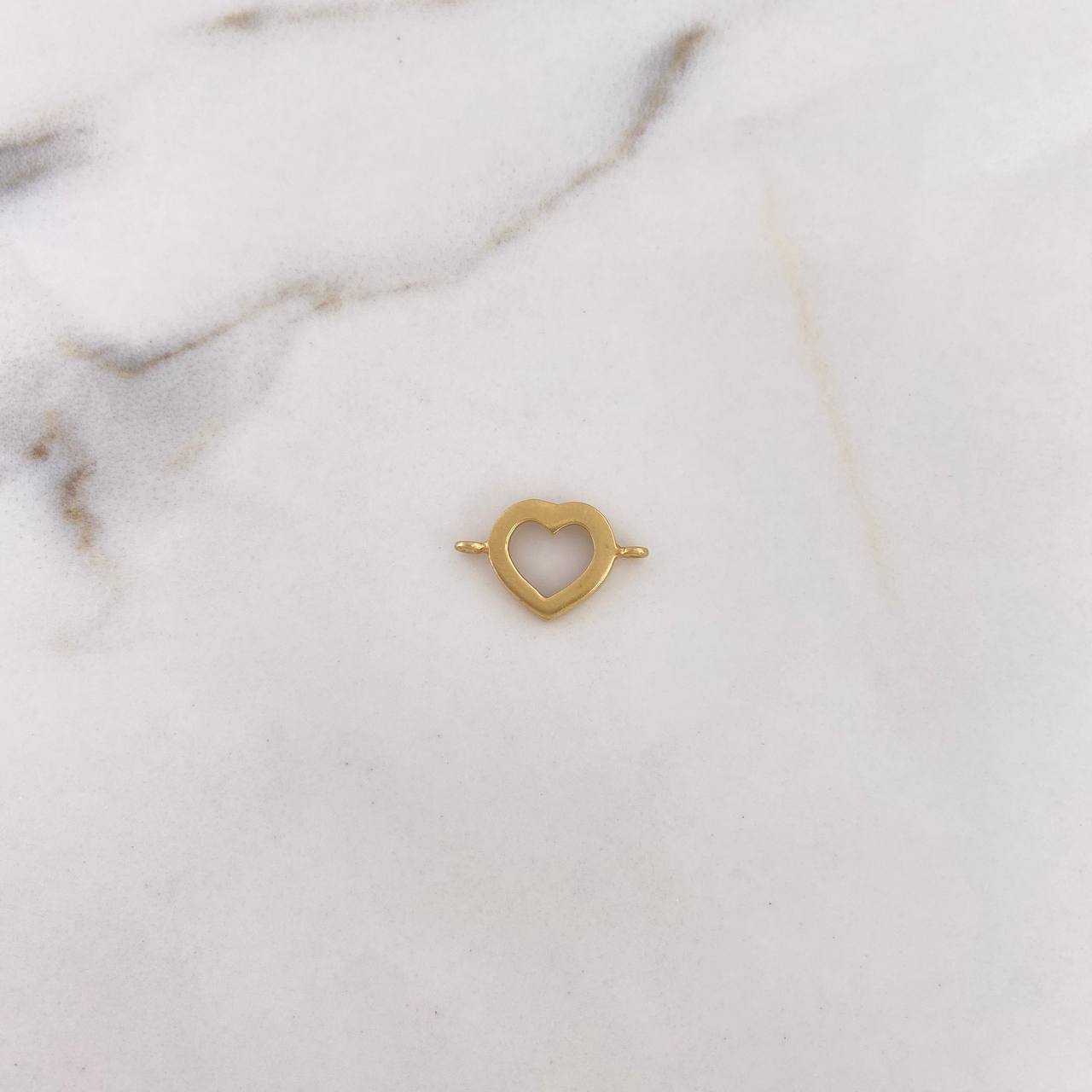 Charm Heart 1.05gr / 1.8cm / 18K Yellow Gold #
