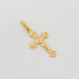 Dije Cruz Cristo Ortodoxa 0.7 g / 1 in Oro Amarillo 18K