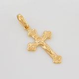 Dije Cruz Cristo Ortodoxa 0.65 g / 1 in Oro Amarillo 18K