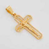 Dije Cruz 2.15 g / 1 1/2 in Oro Amarillo 18K