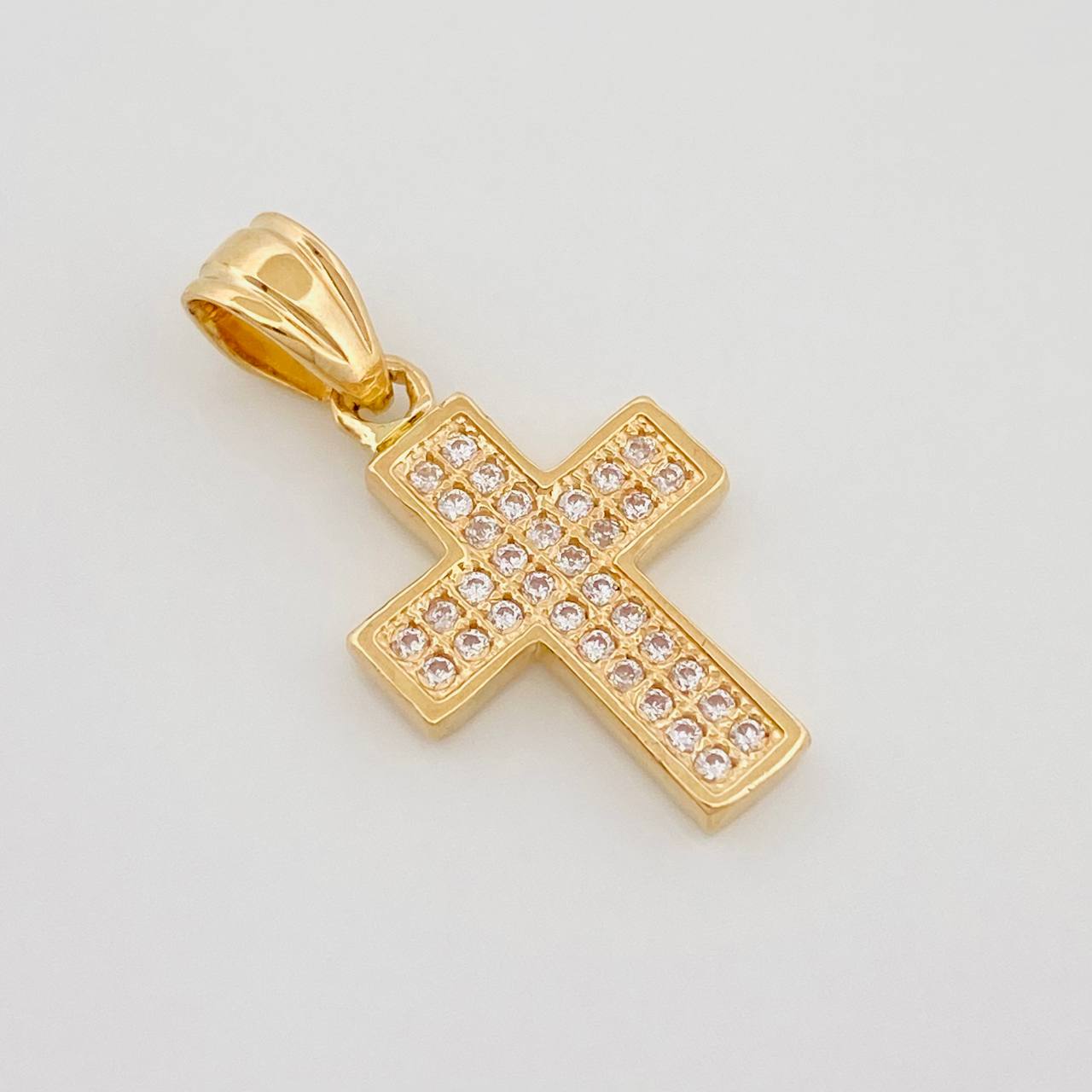 Dije Cruz 1.5 g / 1 in Oro Amarillo 18K