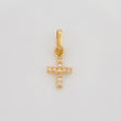 Dije Cruz 0.45 g / 1/2 in Oro Amarillo 18K