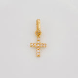 Dije Cruz 0.45 g / 1/2 in Oro Amarillo 18K