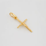 Pendant Cross Christ 0.65 g / 3/4 in Yellow Gold 18K