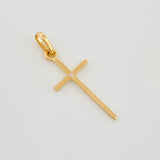 Dije Cruz 0.65 g / 1 in Oro Amarillo 18K