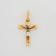 Dije Cruz Cristo Milagroso De Buga 0.8 g / 1 in Tres Oros 18K
