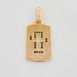 Pendant Medal Cross 3.15 g / 1 1/4 in 18K Yellow Gold