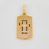 Pendant Medal Cross 3.15 g / 1 1/4 in 18K Yellow Gold