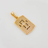 Pendant Medal Cross 3.15 g / 1 1/4 in 18K Yellow Gold