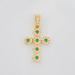 Pendant Dense Cross 1.8 g / 1 in Yellow Gold 18K