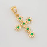 Pendant Dense Cross 1.8 g / 1 in Yellow Gold 18K