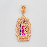 Pendant Virgin Guadalupe 4.2 g / 1 1/2 in 18K Rose Gold