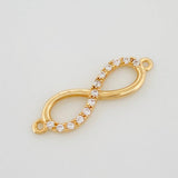Charm Infinite 0.95 g / 1/4 in 18K Yellow Gold