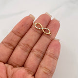 Charm Infinite 0.95 g / 1/4 in 18K Yellow Gold