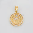Pendant Watch Crown 3 g / 1 in Two-Tone Yellow White Gold 18K