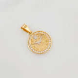 Pendant Watch Crown 3 g / 1 in Two-Tone Yellow White Gold 18K