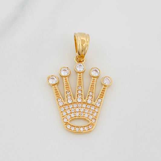 Pendant Crown 3.55 g / 1 1/4 in 18K Yellow Gold