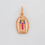 Dije Virgen Guadalupe 1.2 g / 3/4 in Oro Rosa 18K