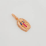 Dije Virgen Guadalupe 1.2 g / 3/4 in Oro Rosa 18K