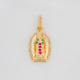 Dije Virgen Guadalupe 1.3 g / 3/4 in Oro Amarillo 18K