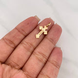 Dije Cruz Cristo Ortodoxa 1 g / 1 in Oro Amarillo 18K