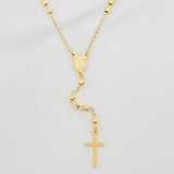 Miraculous Virgin Rosary Cross 5.7 g / 20 3/4 in / 3 mm 18K Yellow Gold