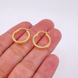 Candongas Maura 1.5g / 3/4 in Oro Amarillo 18K