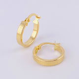 Candongas Maura 1.5g / 3/4 in Oro Amarillo 18K