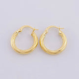 Candongas Mafe 1.8g / 3/4 in Oro Amarillo 18K
