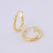 Candongas Mafe 1.8g / 3/4 in Oro Amarillo 18K
