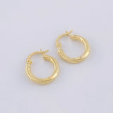 Candongas Juli 1.1g / 3/4 in Oro Amarillo 18K