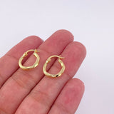 Candongas Juli 1.1g / 3/4 in Oro Amarillo 18K