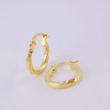 Candongas Juli 1.1g / 3/4 in Oro Amarillo 18K