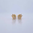 Topos Conejo 0.65gr / Circones Verde Blancos Oro Amarillo 18K $