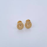 Topos Virgen Guadalupe 1.25gr / Medalla Oro Amarillo 18K &
