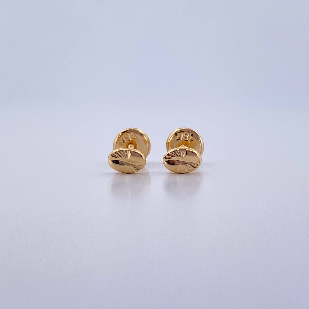 Topos Grano Café 0.5gr / Diamantados Oro Amarillo 18K &