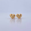 Stud Earrings Corazon Love 0.65gr / 18K Yellow Gold Die-Cut &