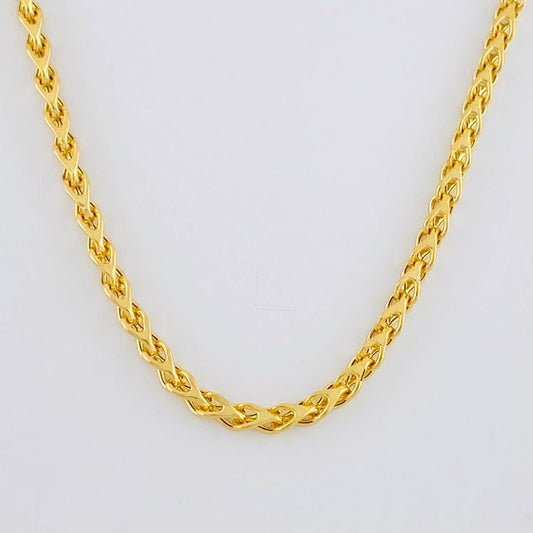 Cadena Franco 6.4 g / 23 1/2 in / 2.2 mm Oro Amarillo 18K