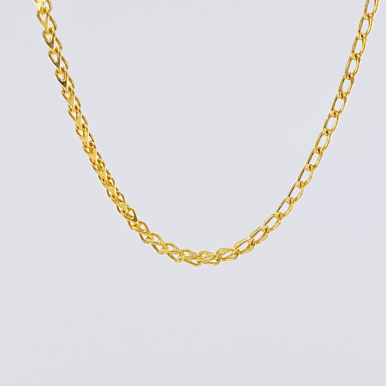 Cadena Franco 6.4 g / 23 1/2 in / 2.2 mm Oro Amarillo 18K