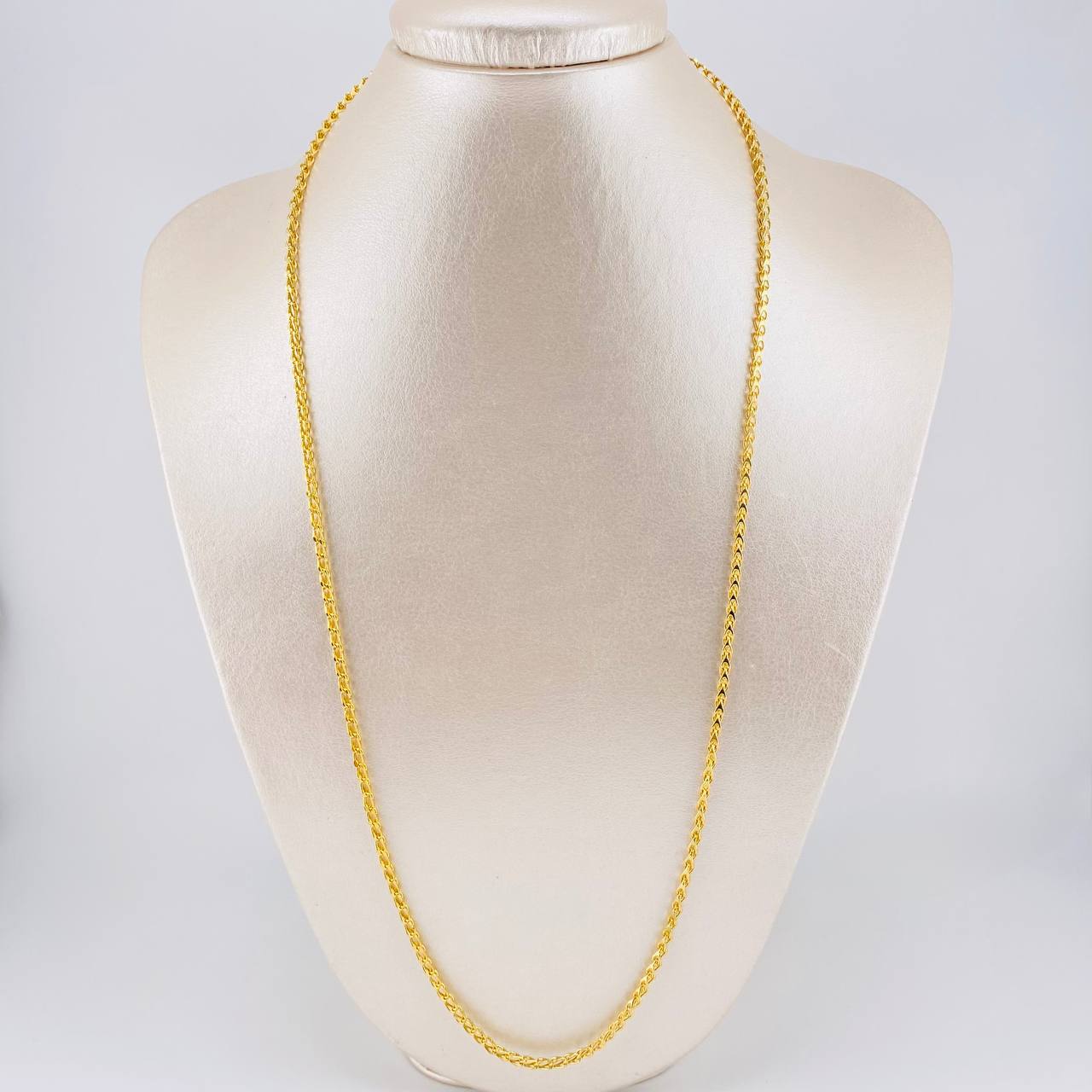 Cadena Franco 6.4 g / 23 1/2 in / 2.2 mm Oro Amarillo 18K