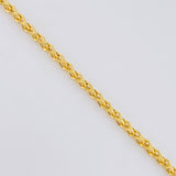 Cadena Franco 6.4 g / 23 1/2 in / 2.2 mm Oro Amarillo 18K