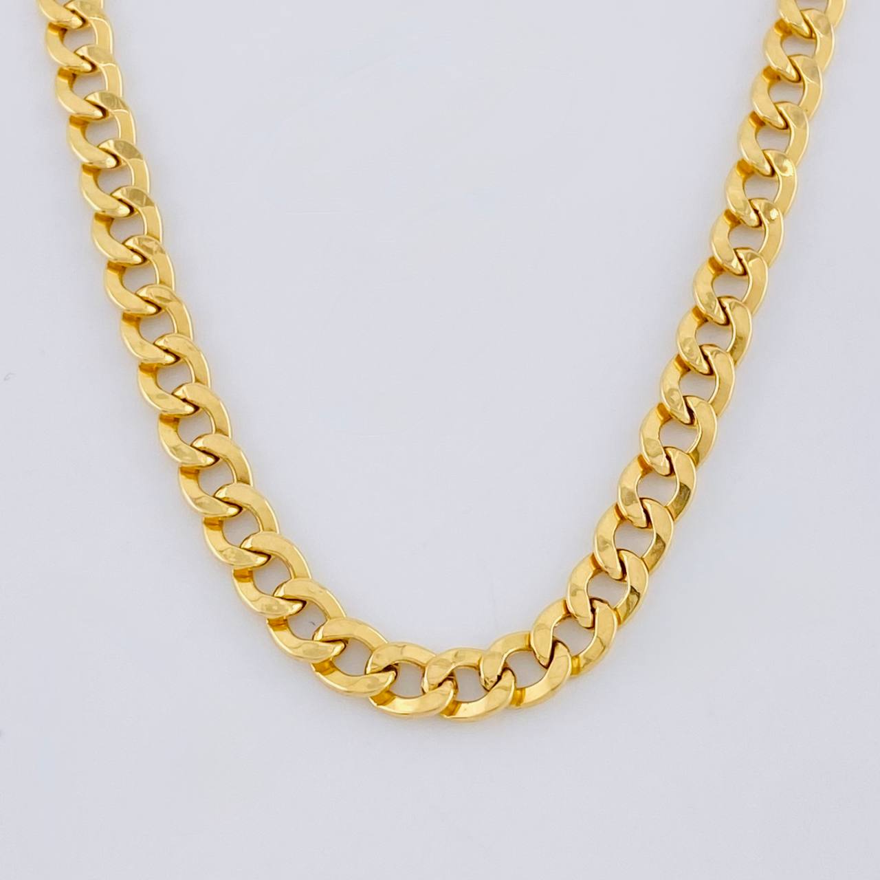 Cadena Cubana 9.2 g / 18 in / 4 mm Oro Amarillo 18K