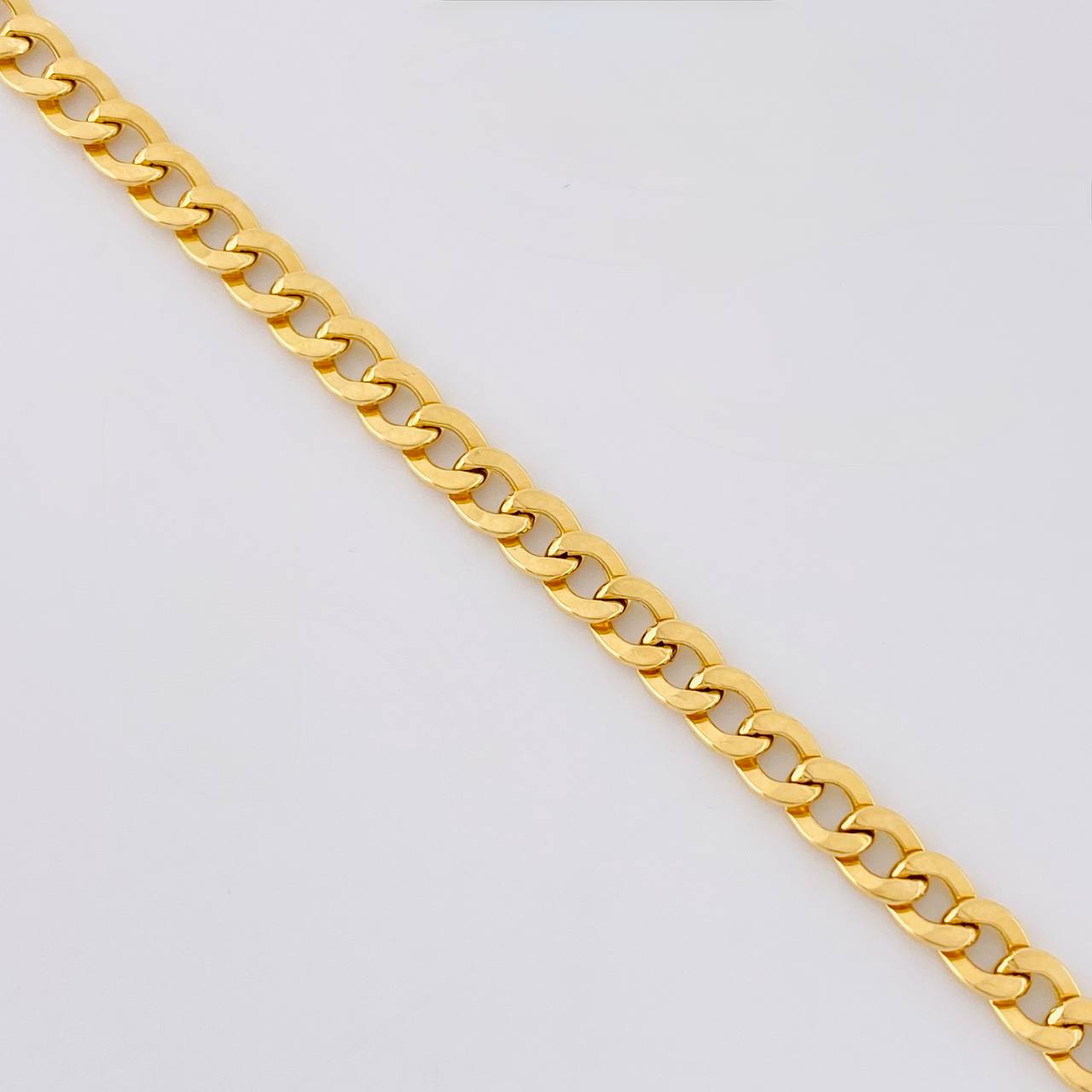 Cadena Cubana 7.5 g / 23 3/4 in / 4.2 mm Oro Amarillo 18K