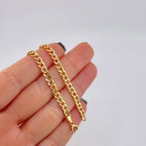 Cadena Cubana 9.2 g / 18 in / 4 mm Oro Amarillo 18K