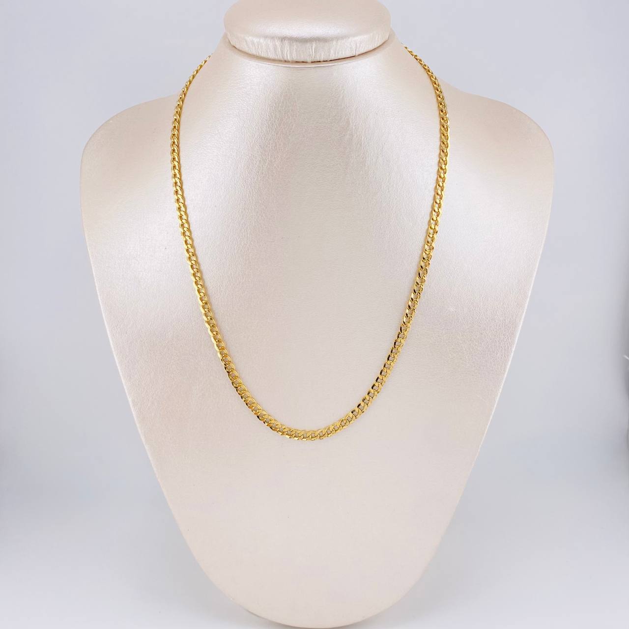 Cadena Cubana 9.2 g / 18 in / 4 mm Oro Amarillo 18K